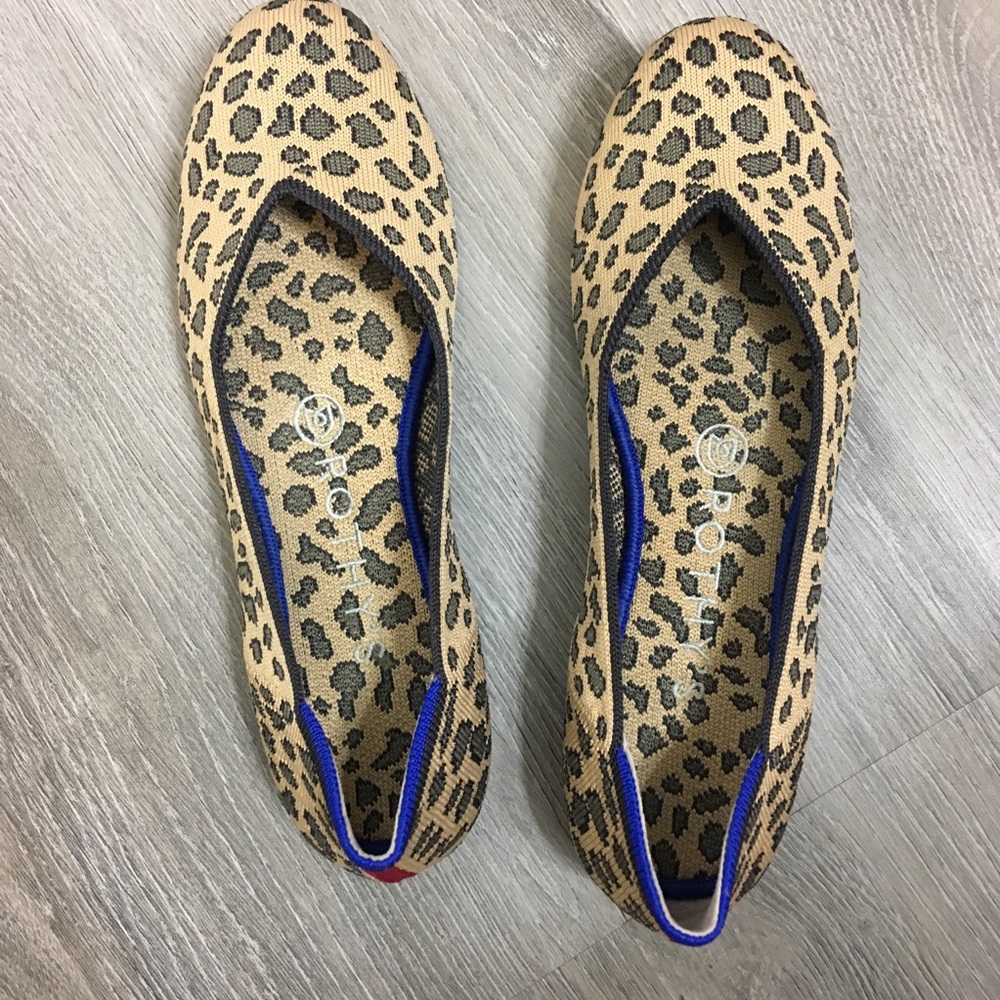 Rothy’s Rounded-Toe Cheetah Flats 6.5 - Picture 5 of 7
